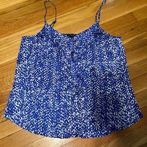 Women’s Ruffle front tank